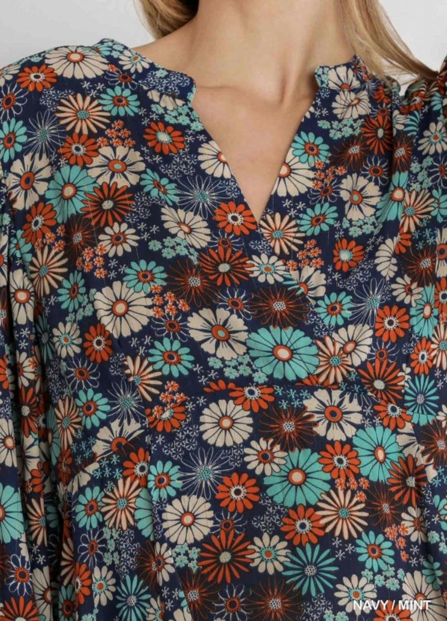 Fall Floral Babydoll