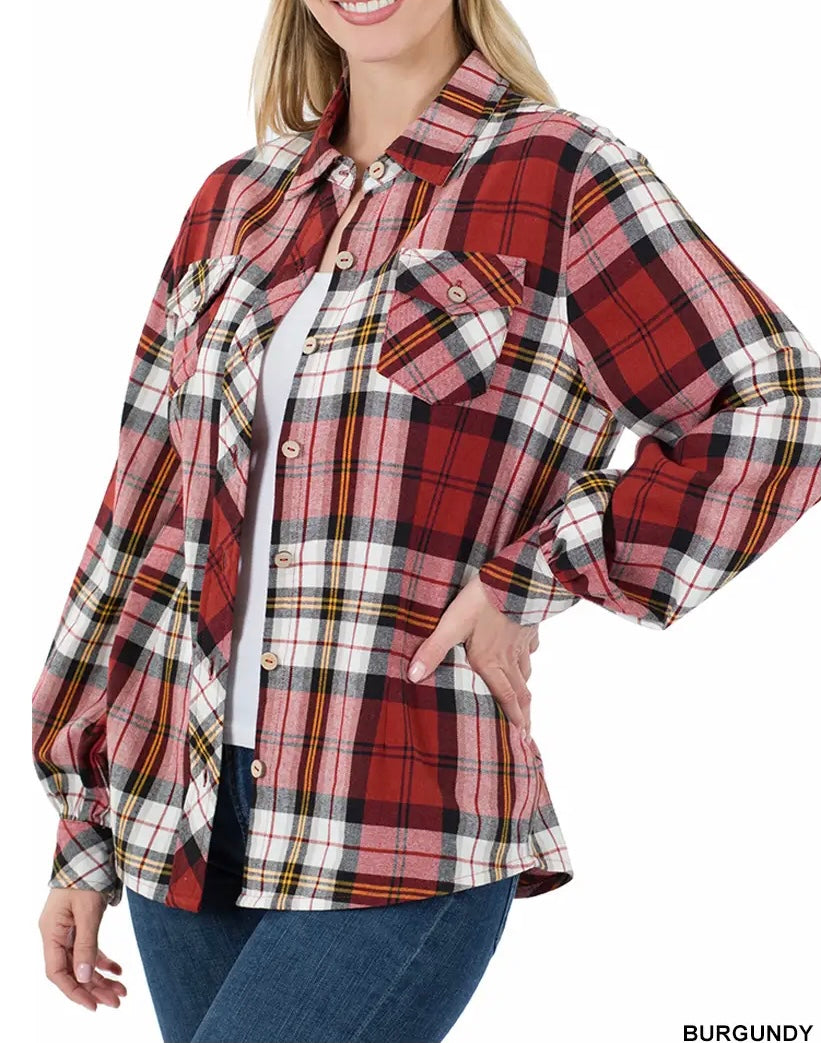 Red/Black Plaid Flannel