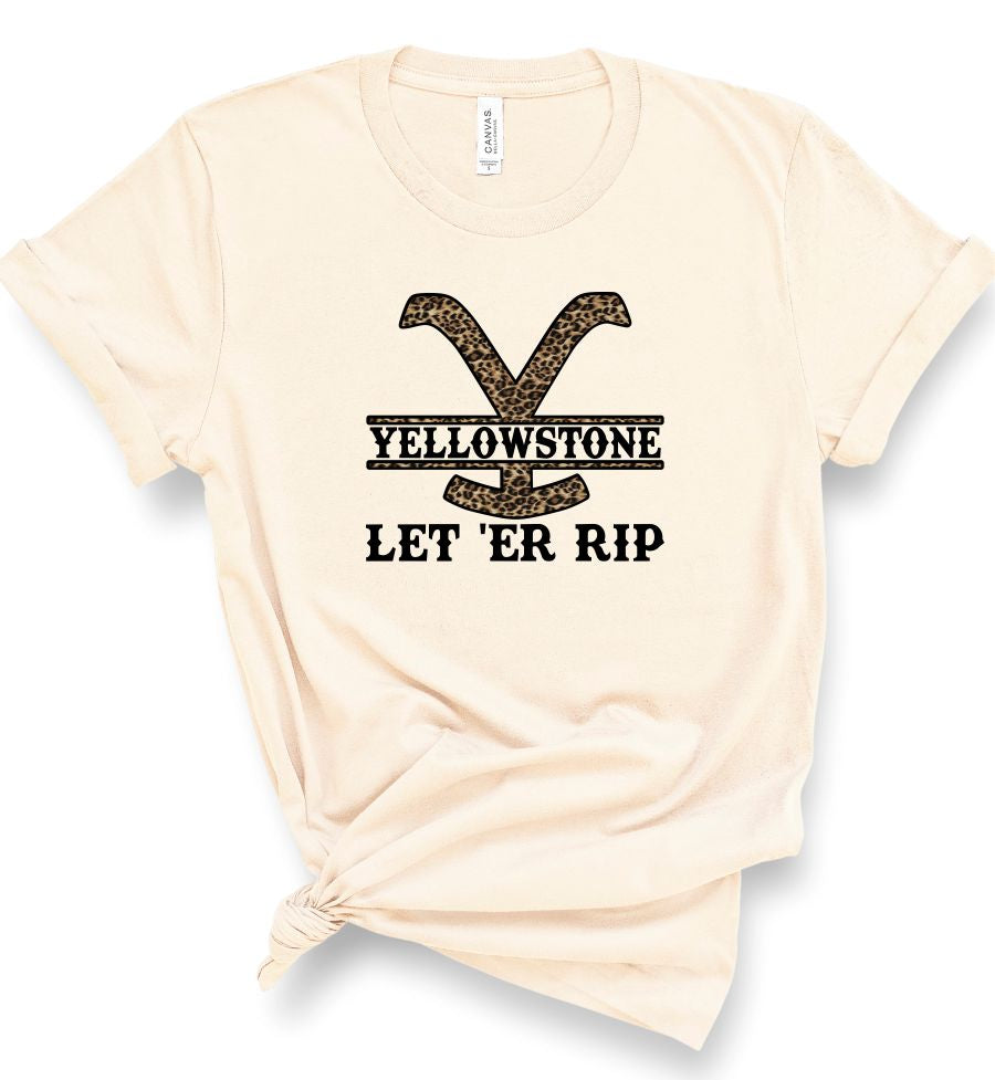 Yellowstone Let Er Rip Tee