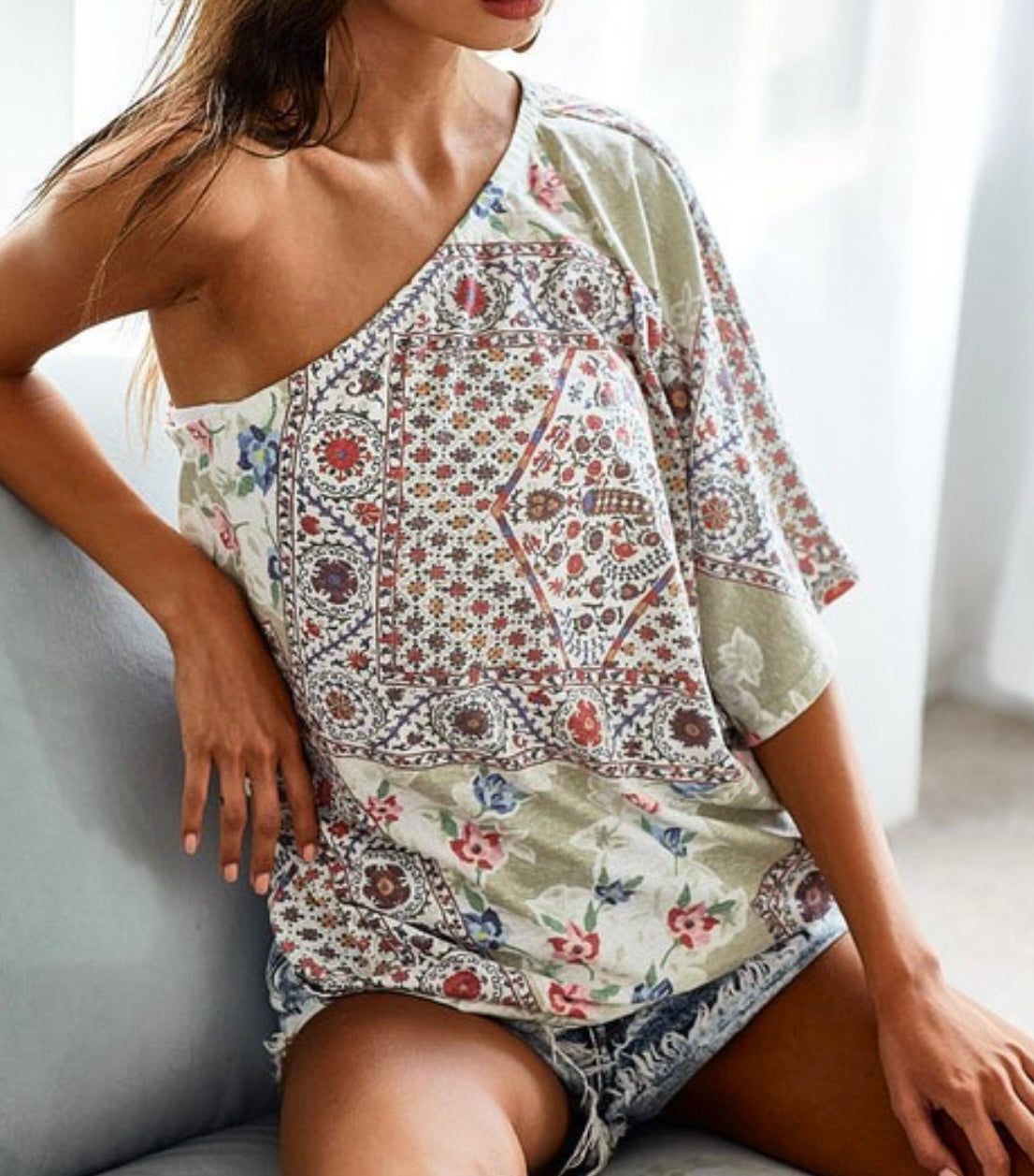 One Shoulder Print