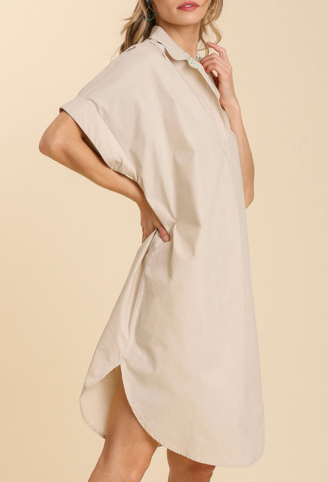 Shirt Dress Navy