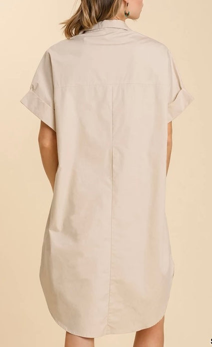 Shirt Dress Navy
