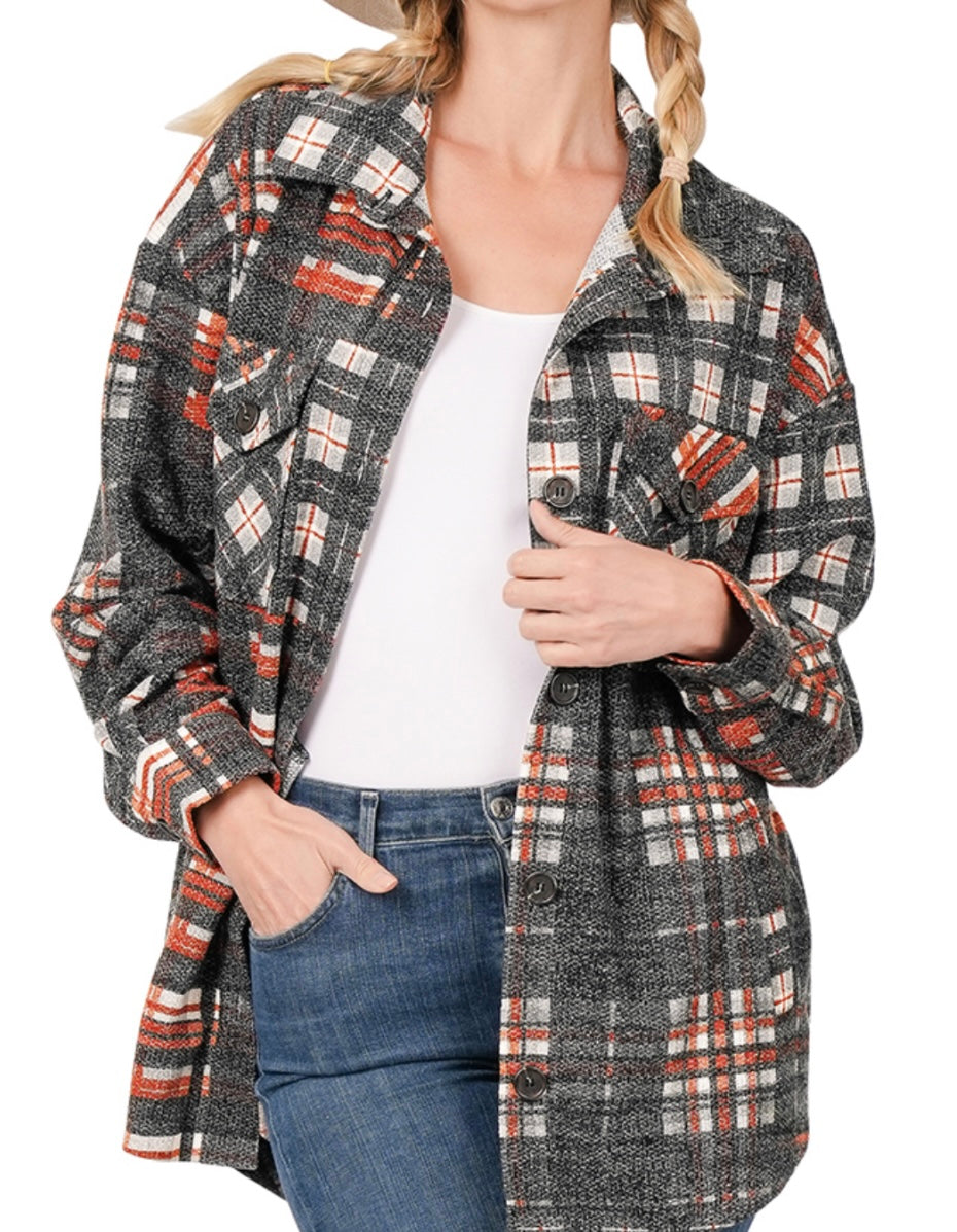 Shacket Style With Pockets