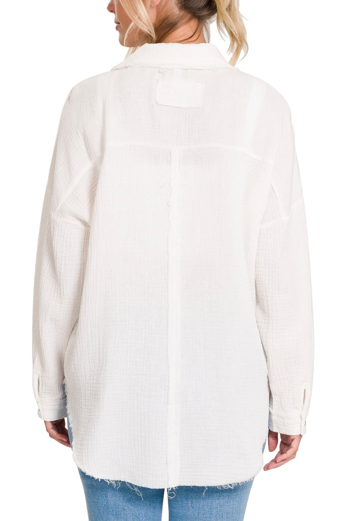 Raw Edge Shirt