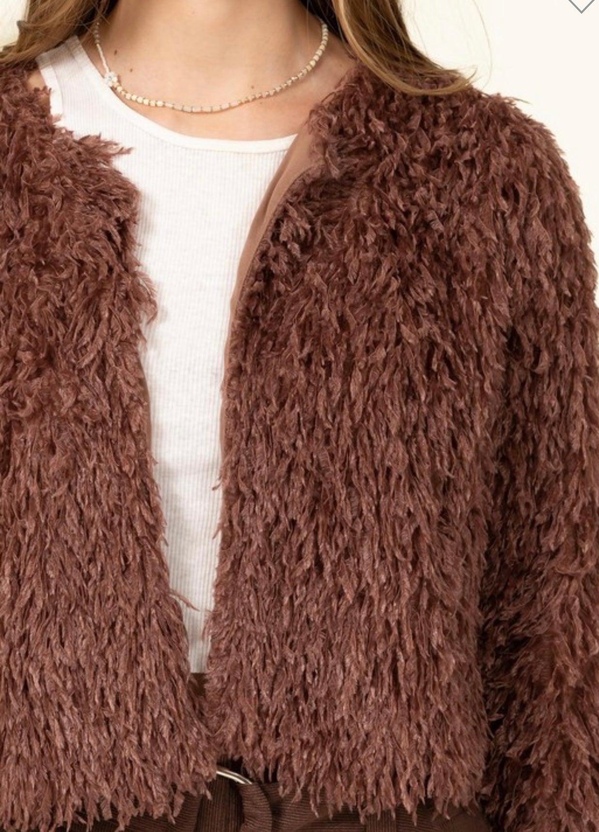 Open Brown Fur