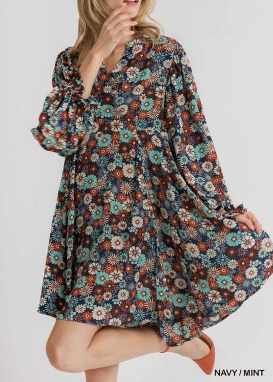 Fall Floral Babydoll