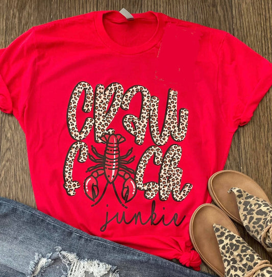 Crawfish Junkie Tee