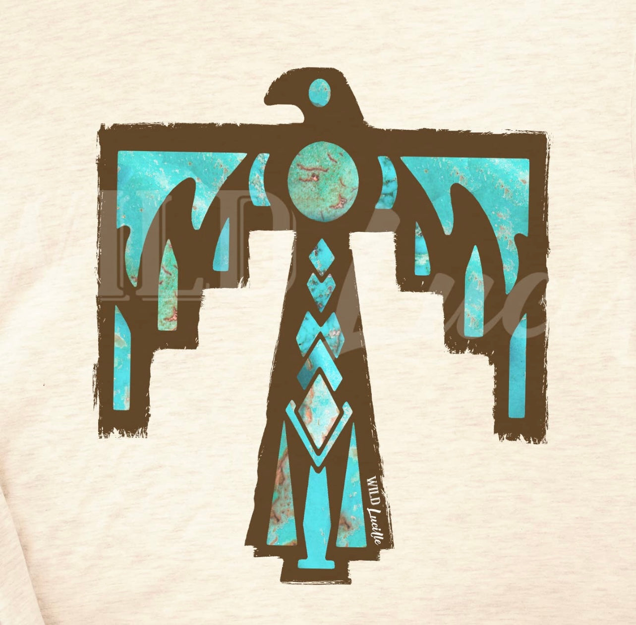 Thunderbird Turquoise Tee