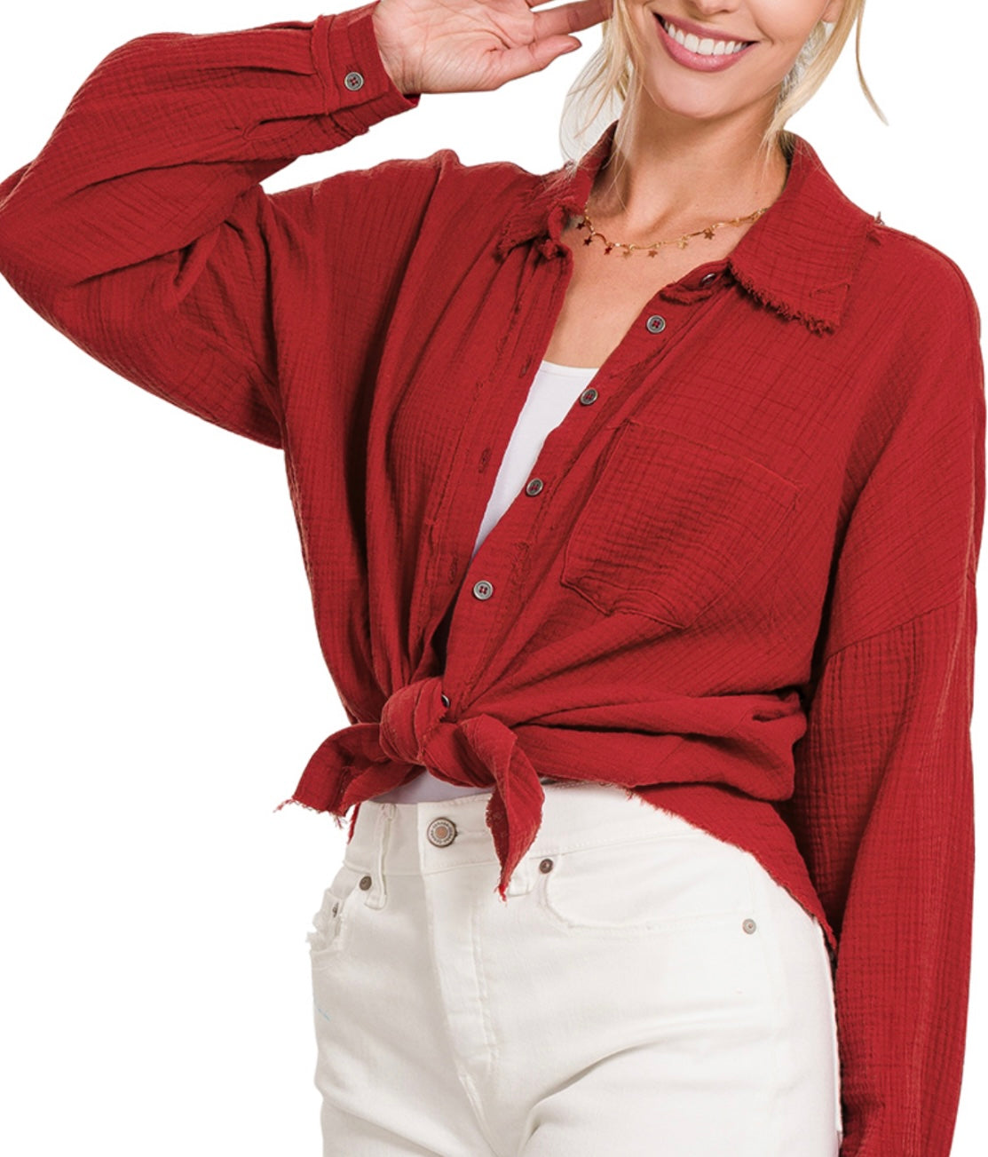 Raw Edge Shirt