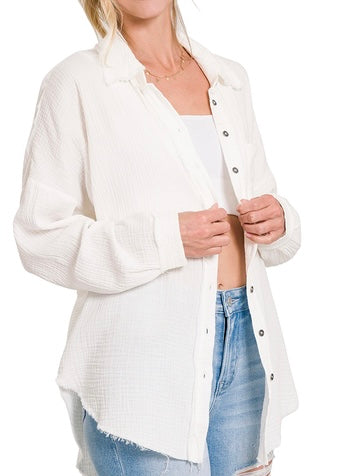 Raw Edge Shirt