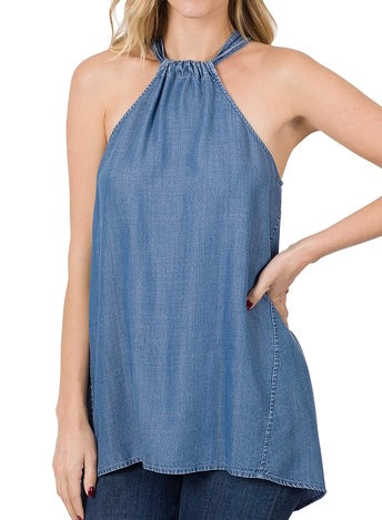 Chambray Halter