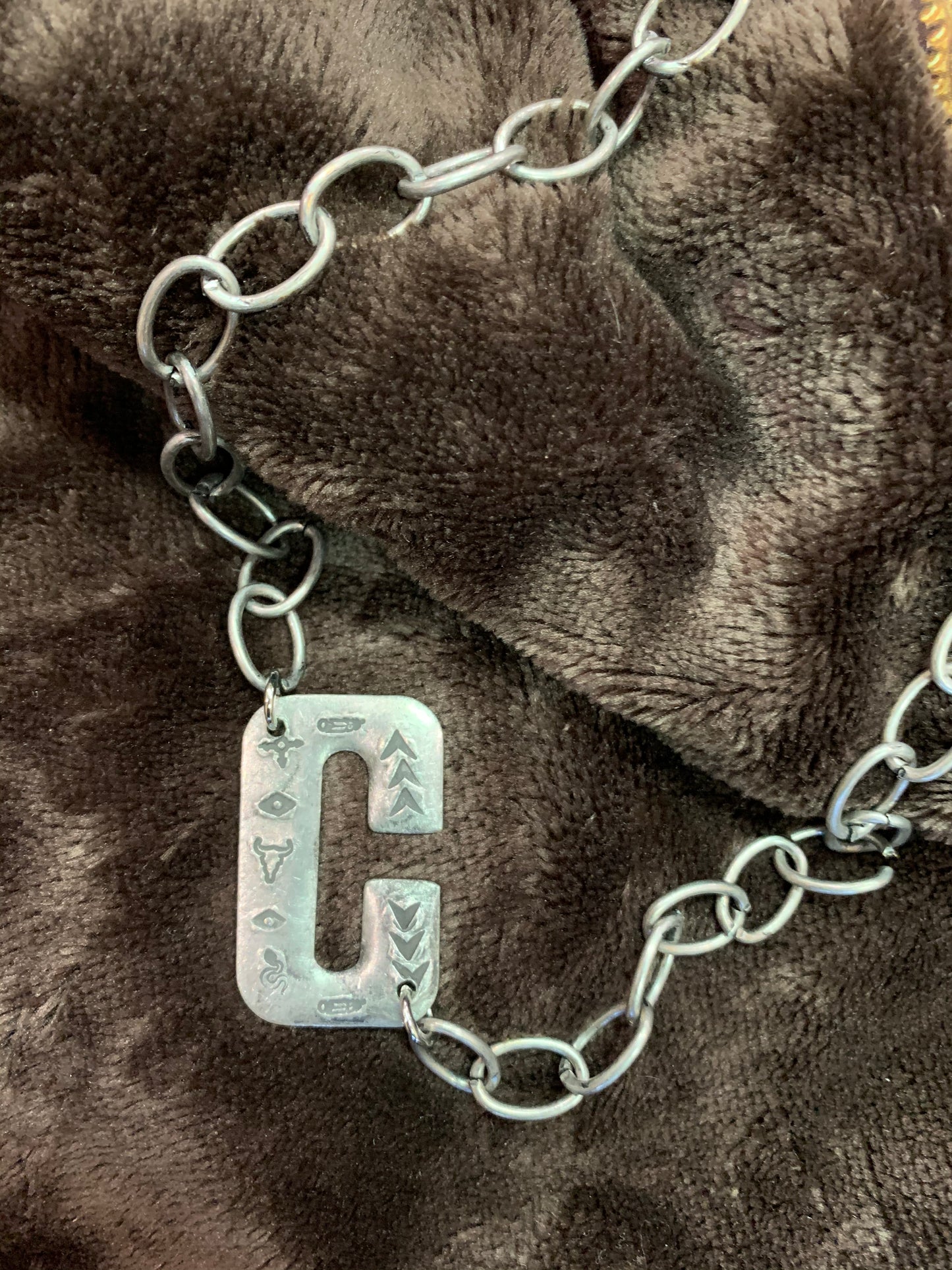 Aztec Initial Necklaces