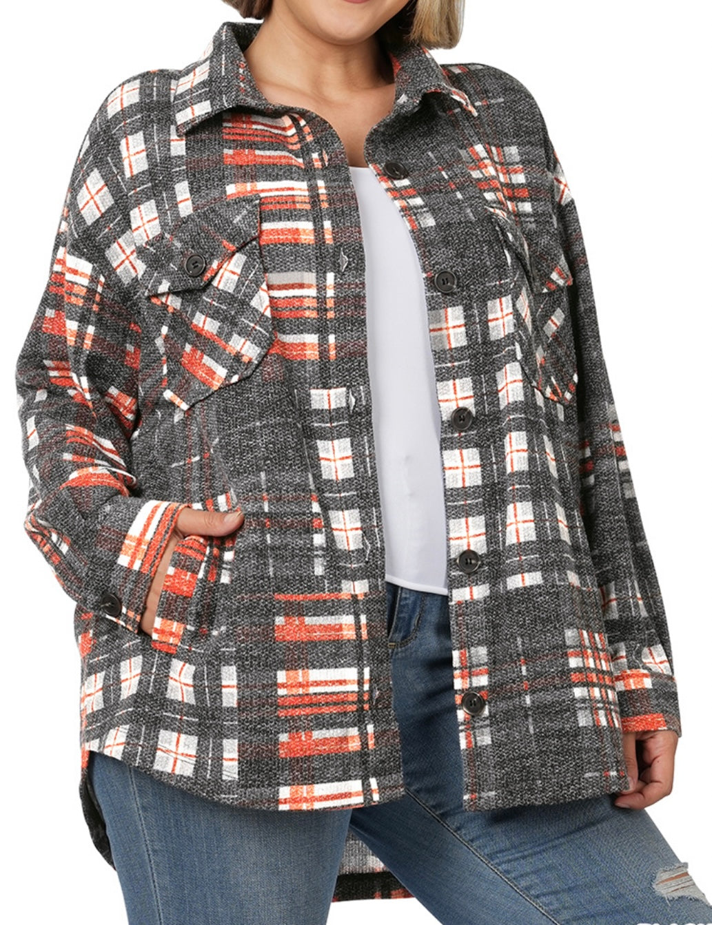 Shacket Style With Pockets