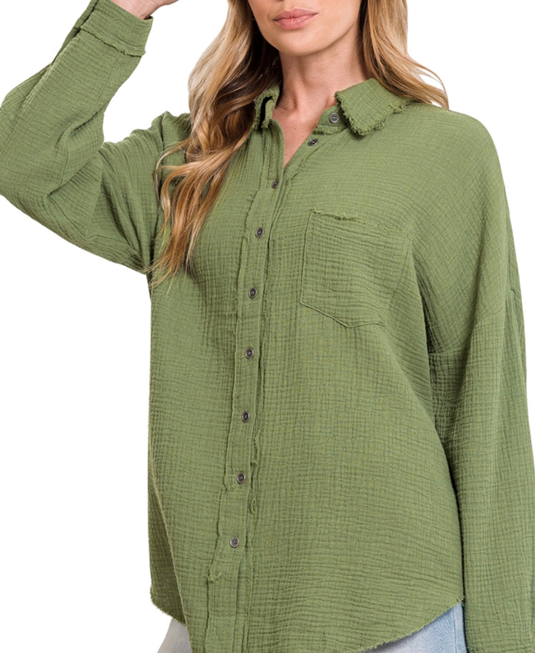 Raw Edge Shirt