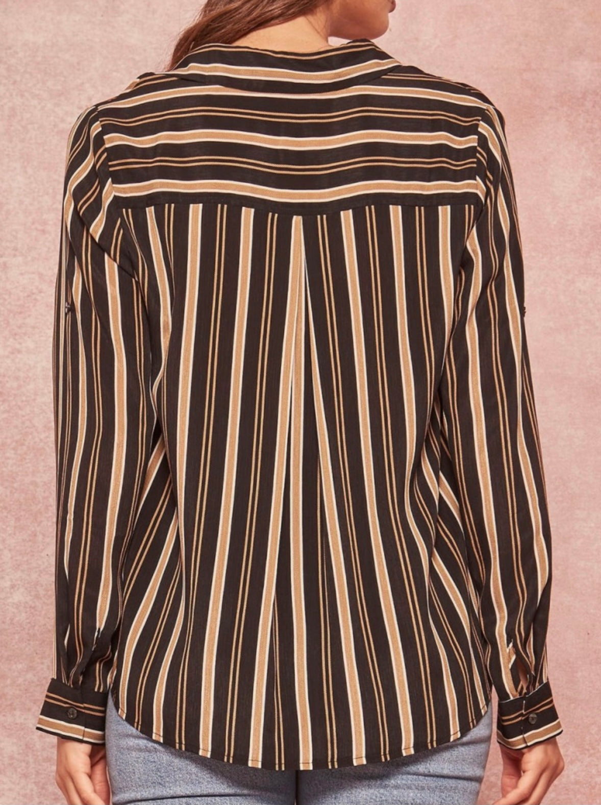 Golden Stripe Long Sleeve
