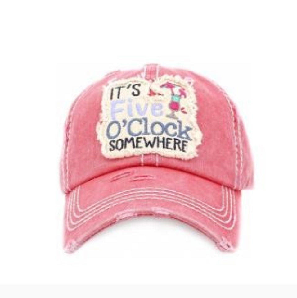 5 O’Clock Somewhere Caps