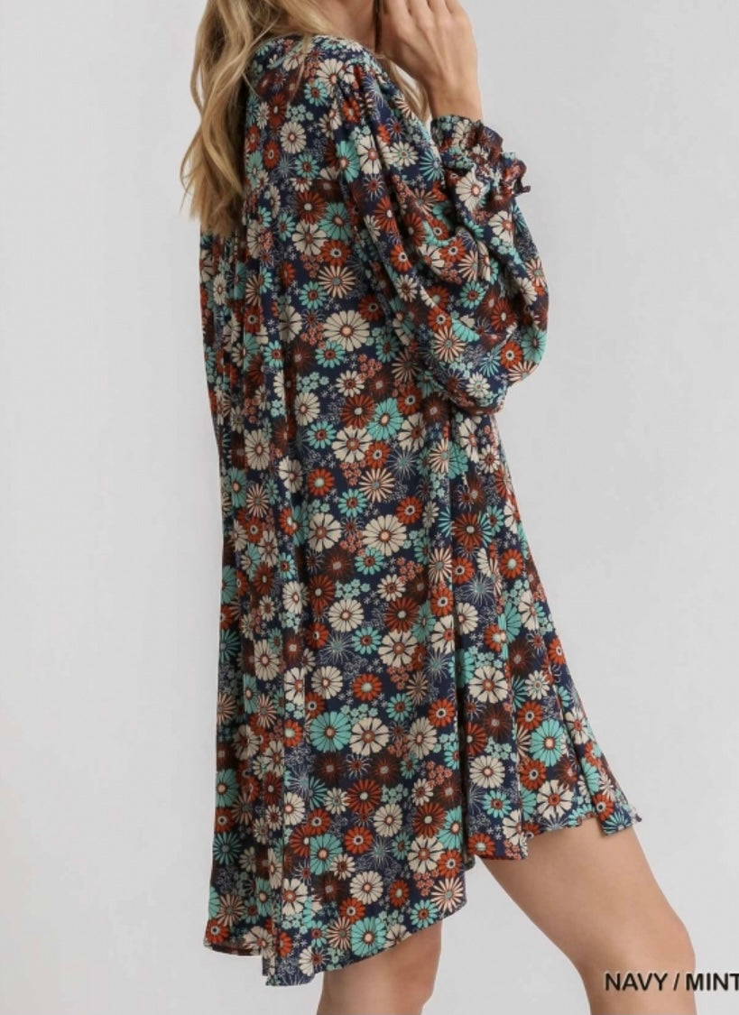 Fall Floral Babydoll