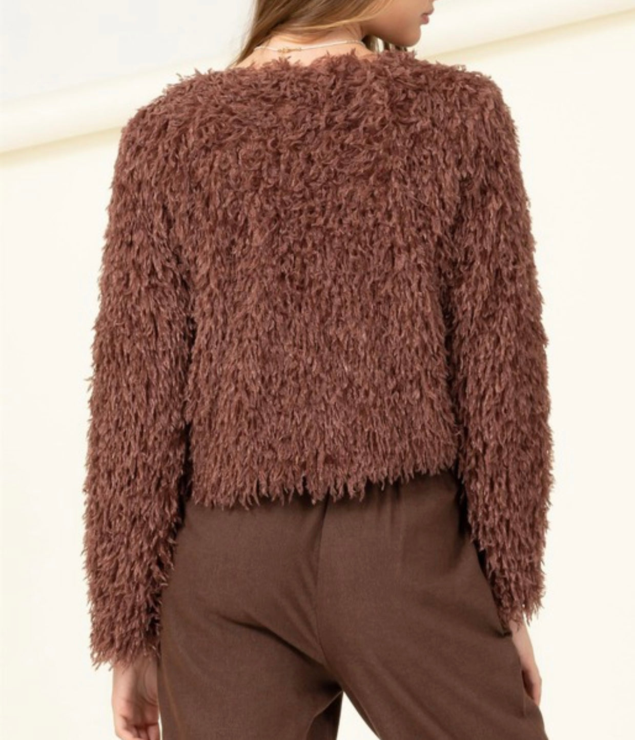 Open Brown Fur