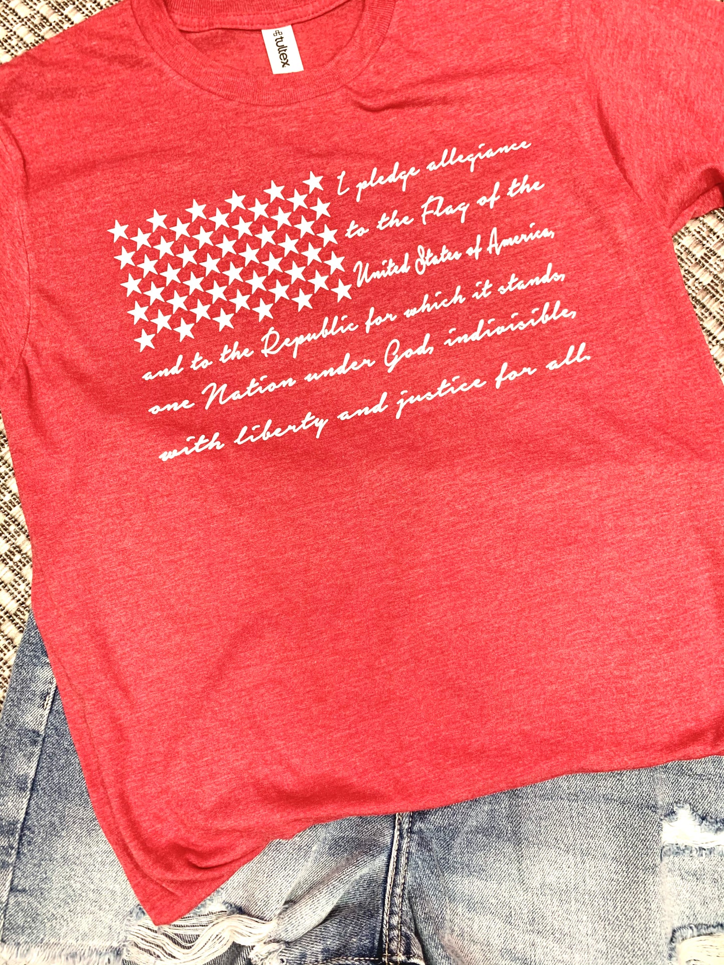 Pledge Flag Tees