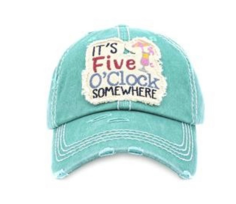 5 O’Clock Somewhere Caps