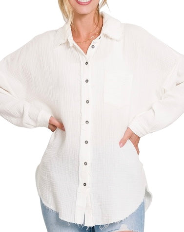 Raw Edge Shirt
