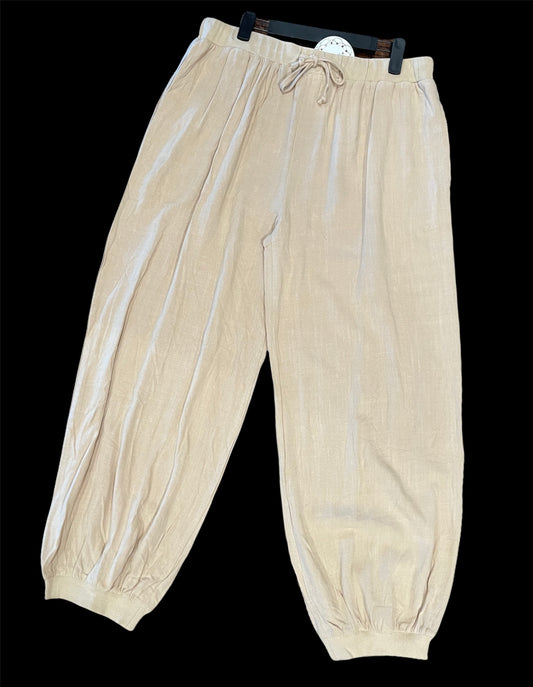 Linen Jogger w/Pockets